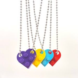 New LEGO heart necklaces